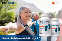 Cargar imagen en el visor de la galería, Nephroceuticals ProRenal+D | Omega-3 Aceite de Pescado + Vitamina D3 | 180 Cápsulas Blandas | 90 Días | Multivitamínico Renal
