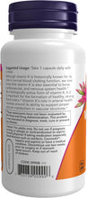Cargar imagen en el visor de la galería, NOW Vitamina K-2 100mcg (MK-4) | 100 Cáps Vegetales | Salud Ósea + Calcio Vascular | Vegano | Sin Gluten | GMP

