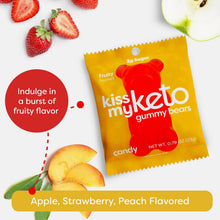 Cargar imagen en el visor de la galería, Kiss My Keto Gomitas con Aceite MCT | Solo 3g Carbohidratos Netos | Sin Azúcar
