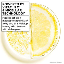 Cargar imagen en el visor de la galería, Garnier SkinActive Agua Micelar Vitamina C | 13.5 fl oz | Limpia + Desmaquilla + Ilumina | 1 Paso
