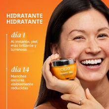Cargar imagen en el visor de la galería, Olay Vitamina C MAX Hidratante Facial | Iluminadora + Niacinamida + Péptidos | Día y Noche
