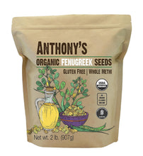 Cargar imagen en el visor de la galería, Anthony's | Semillas de Fenogreco Orgánico | 2 Libras
