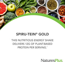 Cargar imagen en el visor de la galería, NaturesPlus SPIRU-TEIN Gold Vainilla 1.03 lb | Proteína en Polvo Plant-Based | Vitaminas + Minerales + Enzimas | Vegetariana Sin Gluten | 13 Porciones
