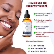 Cargar imagen en el visor de la galería, Suéro Facial Vitamina C 2 fl oz | Niacinamida + Ác. Hialurónico + Antioxidantes | Iluminador + Antimanchas

