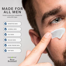 Cargar imagen en el visor de la galería, Beau Brummell Crema Hidratante Facial Mate | Para Hombre | Vitaminas A+E + Aloe + Cafeína
