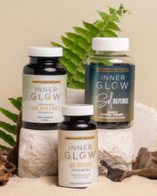 Cargar imagen en el visor de la galería, Inner Glow Sol Defense Gomitas Protector Solar Interno | Polypodium + Niacinamida
