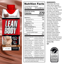 Cargar imagen en el visor de la galería, Labrada Lean Body RTD | 40g Proteína | Sin Azúcar | Sin Gluten
