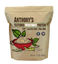 Cargar imagen en el visor de la galería, Anthony's Proteína Vegetal TVP 1.5 lb | Sin Gluten | Vegana USA
