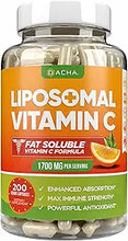 Cargar imagen en el visor de la galería, Dacha Vitamina C Liposomal 1700mg | 200 Cápsulas | Inmunidad y Colágeno
