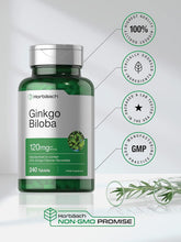 Cargar imagen en el visor de la galería, Ginkgo Biloba 120 mg | 240 Tabletas Veganas | Horbäach
