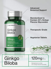 Cargar imagen en el visor de la galería, Ginkgo Biloba 120 mg | 240 Tabletas Veganas | Horbäach
