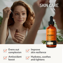 Cargar imagen en el visor de la galería, Eve Hansen Sérum Vitamina C 76% Orgánico | Ác. Hialurónico + Vitamina E + Aloe | Antioxidante | 60ml
