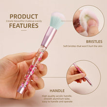 Cargar imagen en el visor de la galería, Hawetimher Juego De Brochas De Maquillaje Con Purpurina Rosa
