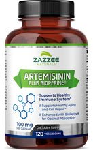 Cargar imagen en el visor de la galería, Zazzee Artemisinina 100 Mg Por Cápsula 120 Cápsulas Veganas
