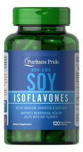 Cargar imagen en el visor de la galería, Puritan's Pride Isoflavonas de Soja 750mg Sin OGM | 120 Unidades | Alivio Sofocos Menopausia | Sin Gluten | Suministro 1 Mes
