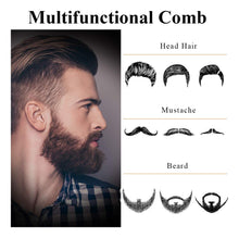 Cargar imagen en el visor de la galería, Ahfulife Peine De Acero Inoxidable Para Cabello Y Barba
