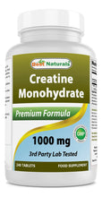 Cargar imagen en el visor de la galería, Best Naturals Monohidrato De Creatina 1000 Mg 240
