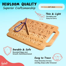 Cargar imagen en el visor de la galería, Hulats Aprende A Escribir  Tablero Portátil De Madera Para
