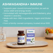 Cargar imagen en el visor de la galería, Himalaya Ashwagandha+ Inmune Con Ashwagandha Saúco Zinc Y
