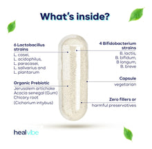 Cargar imagen en el visor de la galería, Healvibe Probióticos 60 Mil Millones De Ufc 30 Unidades 10
