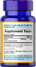 Cargar imagen en el visor de la galería, Puritan's Pride Beta Caroteno 100 Cápsulas | Salud Ocular + Sistema Inmune
