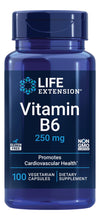 Cargar imagen en el visor de la galería, Life Extension Vitamin B6 250 Mg High Potency Cardiovascular
