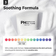 Cargar imagen en el visor de la galería, Samu Espuma De Gel Sensible Al Ph Limpiador Facial De Gel
