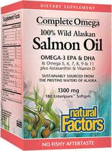 Cargar imagen en el visor de la galería, Omega Completo De Natural Factors Aceite De Salmón Salvaje

