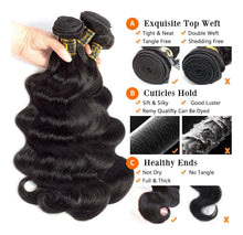 Cargar imagen en el visor de la galería, Qthair 3 Extensiones De Cabello Humano Remy Brasileño
