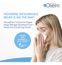 Cargar imagen en el visor de la galería, Omne Diem Histamine Digest Dao 30000 Hdu 120 Caps Enzima
