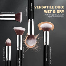 Cargar imagen en el visor de la galería, Beakey Juego De Brochas De Maquillaje Base Profesional
