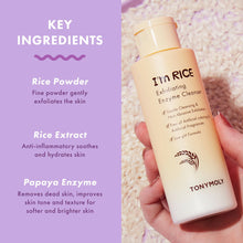 Cargar imagen en el visor de la galería, Tonymoly Im Rice Exfoliating Enzyme Cleanser 1.76 Oz.
