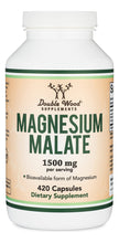 Cargar imagen en el visor de la galería, Double Wood Supplements Cápsulas De Malato De Magnesio 420
