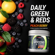 Cargar imagen en el visor de la galería, Gmu Sport Daily Greens &amp; Reds Superfood Powder Potentes
