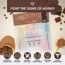 Cargar imagen en el visor de la galería, Skinnyfit Super Youth Péptidos Multicolágeno De Chocolate +
