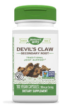 Cargar imagen en el visor de la galería, Nature S Way Devil S Claw Root 480 Mg 100 Cápsulas.
