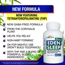 Cargar imagen en el visor de la galería, Purelife Supplements Eden Daily Sleep [nueva Fórmula Libre
