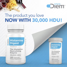 Cargar imagen en el visor de la galería, Omne Diem Histamine Digest Dao 30000 Hdu 120 Caps Enzima
