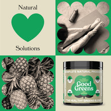Cargar imagen en el visor de la galería, Complete Natural Products Good Greens Superfood Powder | 255g | 30 Porciones | Alcalinizante + Detox + Energía
