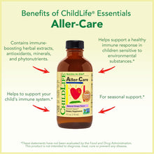 Cargar imagen en el visor de la galería, Childlife Essentials Aller-care Alivio Natural De Uva Para
