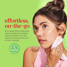 Cargar imagen en el visor de la galería, Burts Bees Toallitas Faciales De Aloe Vera Para Piel
