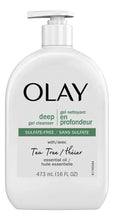 Cargar imagen en el visor de la galería, Olay Limpiador De Gel Profundo Con Aceite Esencial De Árbol
