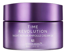 Cargar imagen en el visor de la galería, MISSHA Time Revolution Crema Ampolla Reparadora Nocturna | 5ª Gen | 50ml | Triple Fermentación | Probióticos
