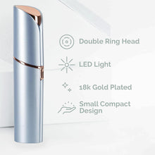 Cargar imagen en el visor de la galería, Depiladora Facial Eléctrica para Mujer Sin Dolor Recargable USB – Removedor de Vello para Rostro, Labios y Barbilla
