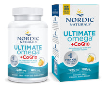 Cargar imagen en el visor de la galería, Nordic Naturals Ultimate Omega + Coq10 Limón 60 Geles
