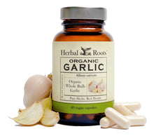 Cargar imagen en el visor de la galería, Herbal Roots Píldoras Orgánicas De Ajo De Bulbo Entero
