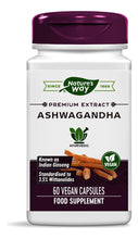 Cargar imagen en el visor de la galería, Natures Way Ashwagandha 60 Cápsulas Vegetales
