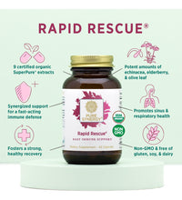 Cargar imagen en el visor de la galería, Pure Synergy Rapid Rescue   42 Cápsulas   Usda Orgánico
