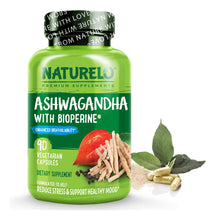 Cargar imagen en el visor de la galería, Naturelo Ashwagandha Organic Root Powder Natural Herbs
