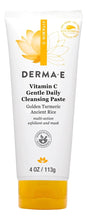 Cargar imagen en el visor de la galería, Derma E Pasta Limpiadora Vitamina C | Orgánica Certificada | 113g (4 oz)
